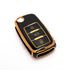 Acto TPU Gold Series Car Key Cover For Skoda Rapid