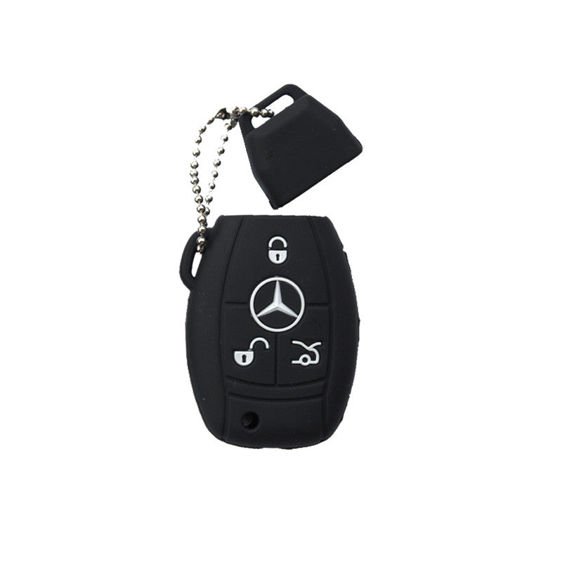 silicon-car-key-cover-mercedes-benz-s-class-black