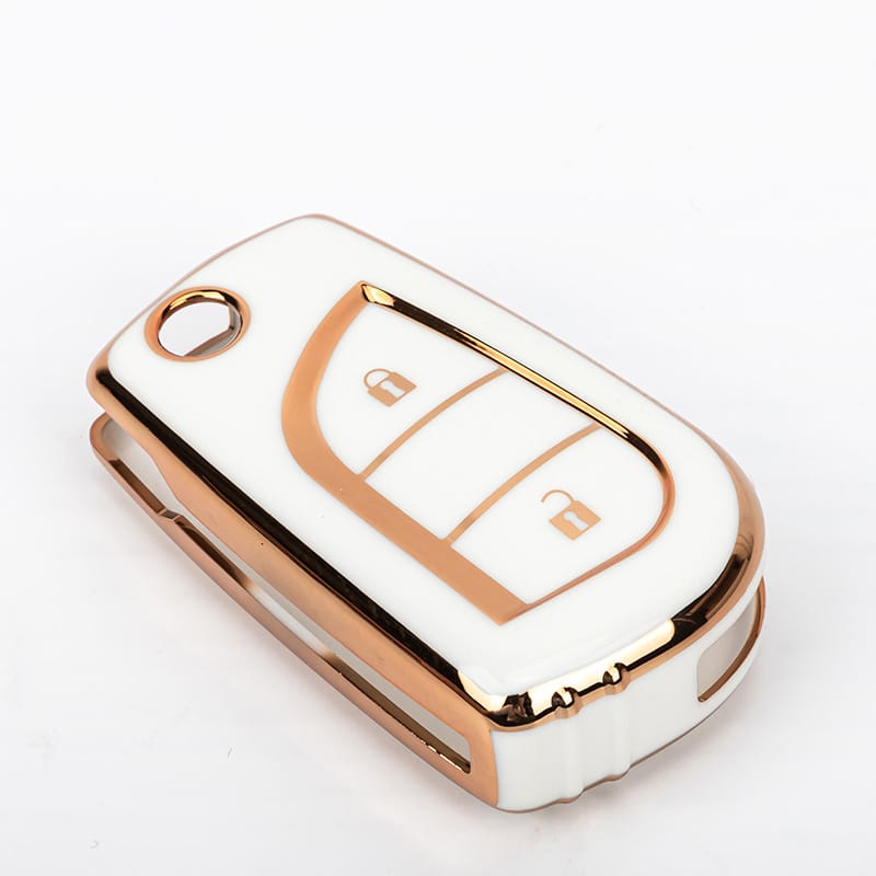 Acto TPU Gold Series Car Key Cover For Toyota Crysta