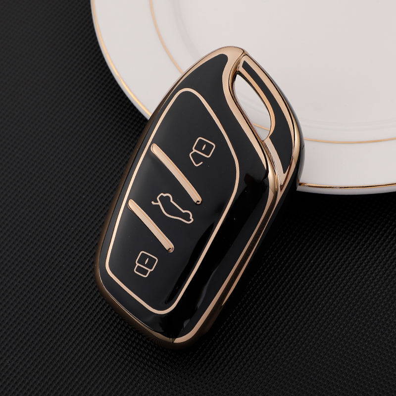 Acto TPU Gold Series Car Key Cover For MG Comet EV