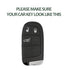Acto TPU Gold Series Car Key Cover With Diamond Key Ring For Jeep Meridian