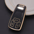 Acto TPU Gold Series Car Key Cover With TPU Gold Key Chain For Audi A3