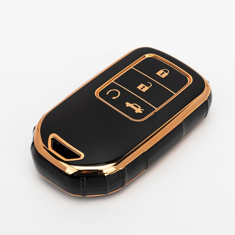 Acto TPU Gold Series Car Key Cover For Honda Jazz