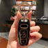 Acto TPU Gold Series Car Key Cover With Diamond Key Ring For Audi RS5