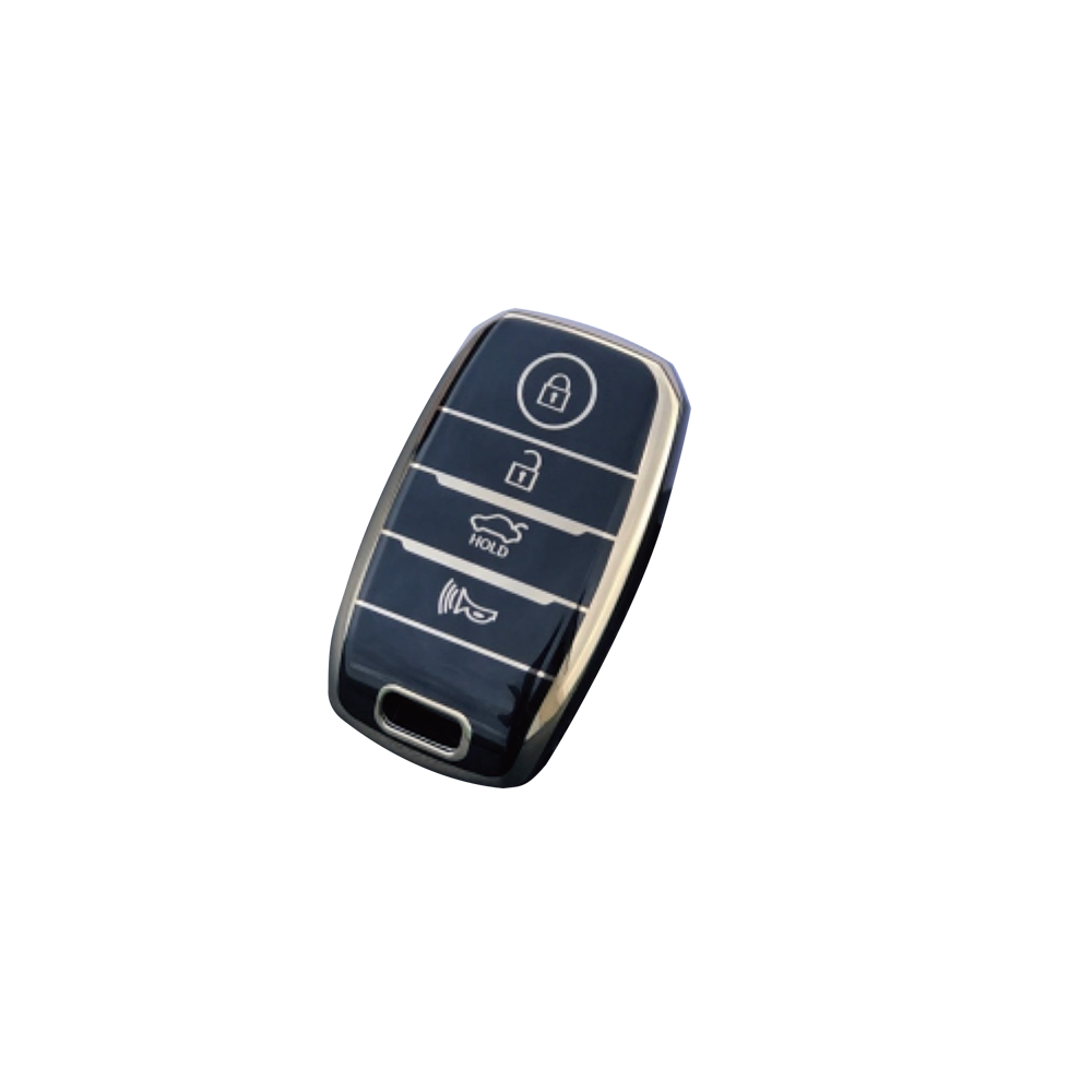 Acto TPU Gold Series Car Key Cover For Kia Sonet
