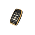 Acto TPU Gold Series Car Key Cover With Diamond Key Ring For Kia Sonet 2020