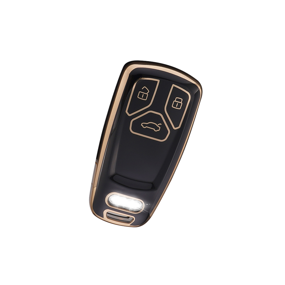 Acto TPU Gold Series Car Key Cover For Audi A3