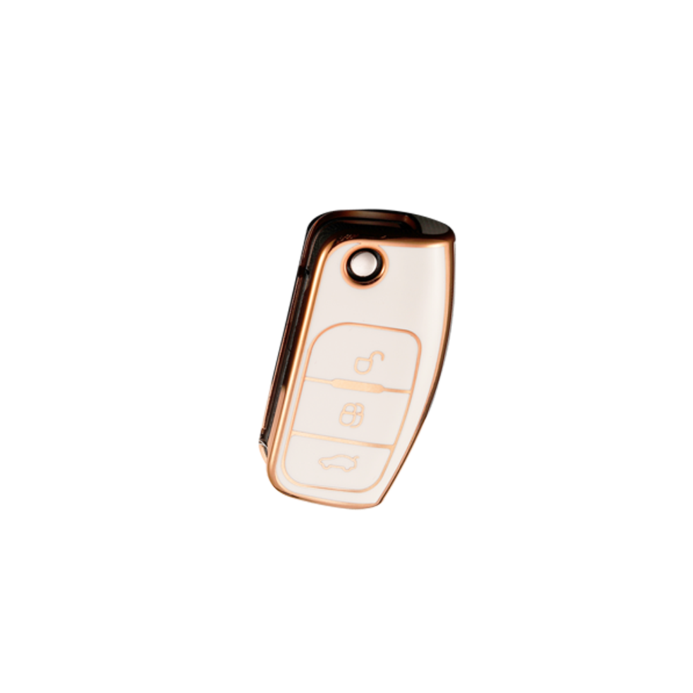 Acto TPU Gold Series Car Key Cover For Ford Ecosport