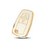 Acto TPU Gold Series Car Key Cover With Diamond Key Ring For Ford Figo