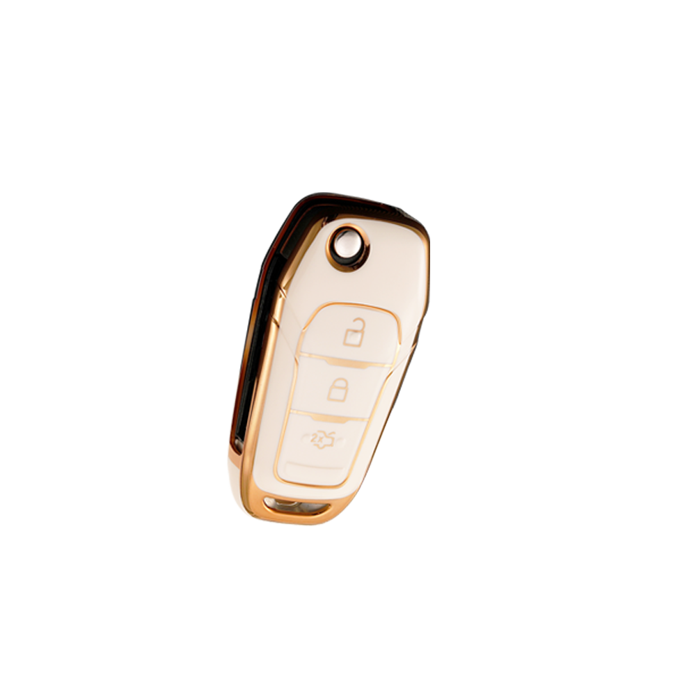 Acto TPU Gold Series Car Key Cover For Ford Endeavour Flipkey
