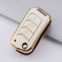 Acto TPU Gold Series Car Key Cover With TPU Gold Key Chain For Mahindra Thar 2020+