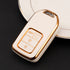 Acto TPU Gold Series Car Key Cover With TPU Gold Key Chain For Honda Jazz