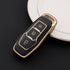 Acto TPU Gold Series Car Key Cover With TPU Gold Key Chain For Ford Figo Aspire