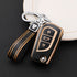 Acto TPU Gold Series Car Key Cover With TPU Gold Key Chain For Toyota Fortuner