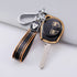 Acto TPU Gold Series Car Key Cover With TPU Gold Key Chain For Suzuki Alto 800
