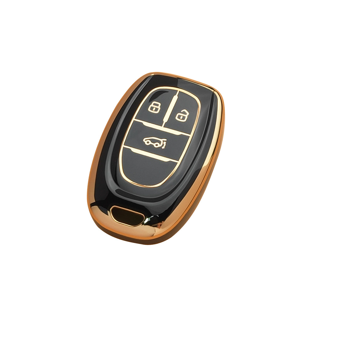 Acto TPU Gold Series Car Key Cover For MG Hector Plus