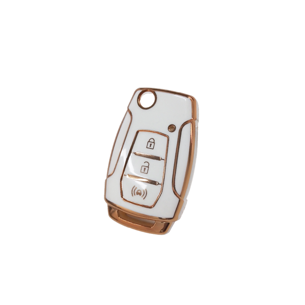 Acto TPU Gold Series Car Key Cover For Mahindra Xuv 300