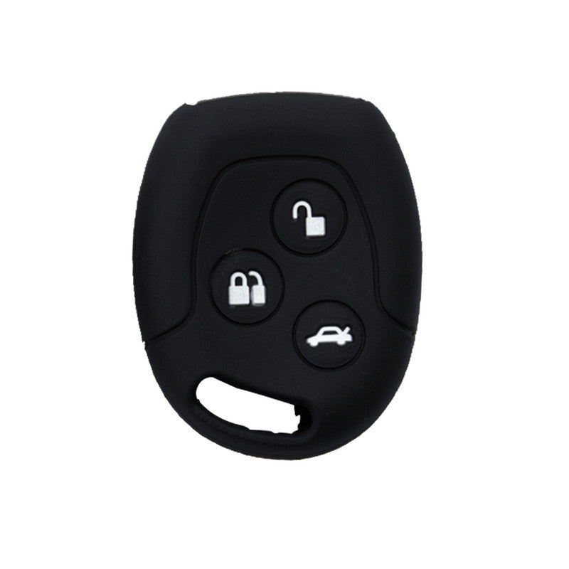 silicon-car-key-cover-ford-fiesta-black