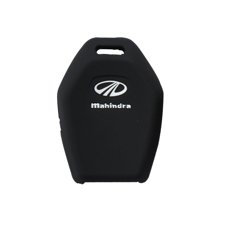 silicon-car-key-cover-mahindra-tuv300-black