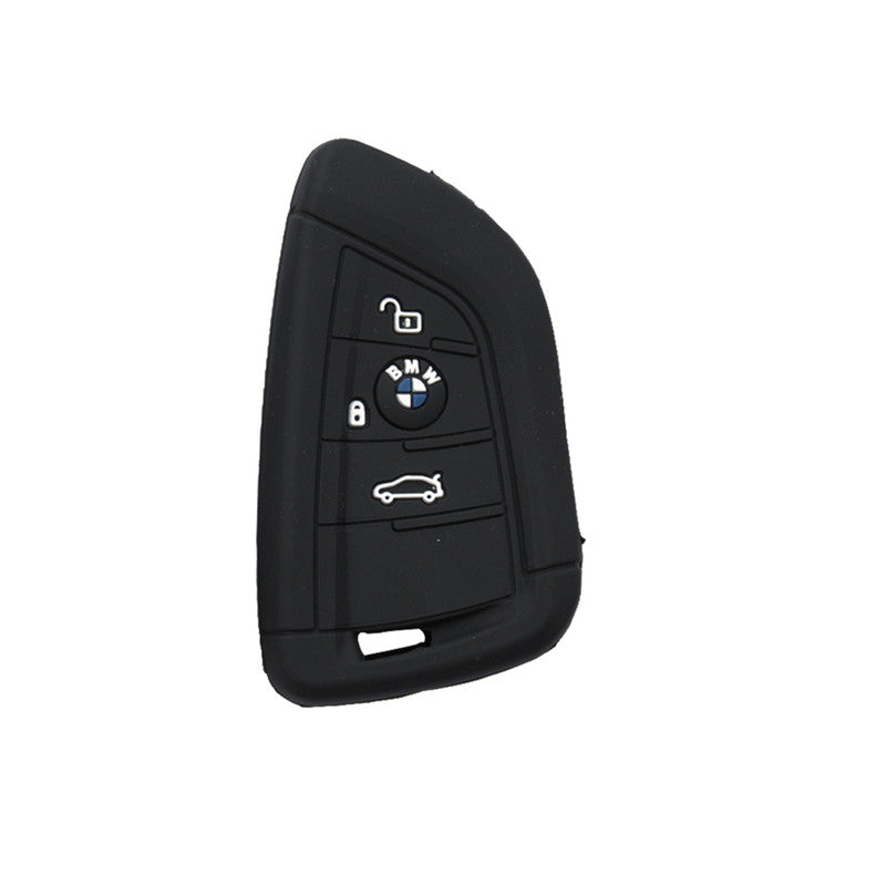 silicon-car-key-cover-bmw-5-1-series-black