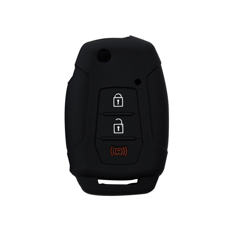 silicon-car-key-cover-mahindra-xuv300-black