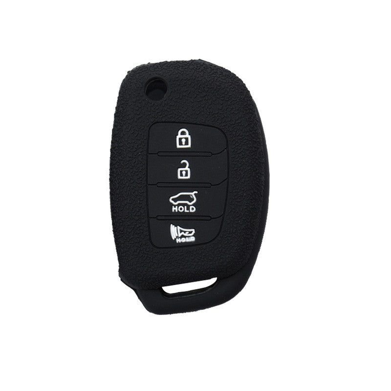 silicon-car-key-cover-hyundai-venue-flipkey-black