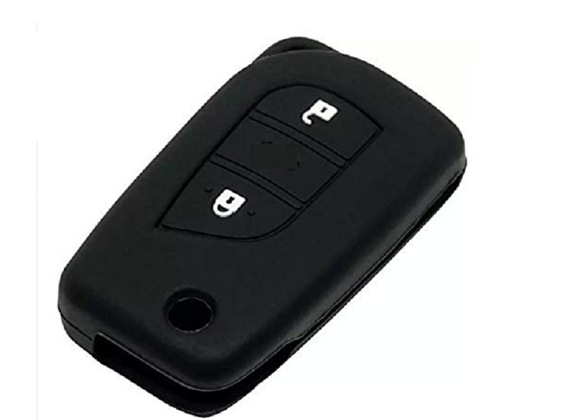 silicone-car-key-cover-toyota-crysta-2-button-flipkey-black