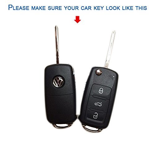 silicon-car-key-cover-volkswagen-polo-black