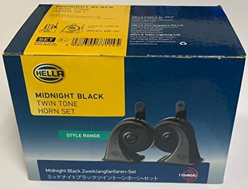 Hella-Midnight-Black-Horn-Set-(12v,-410/490Hz)