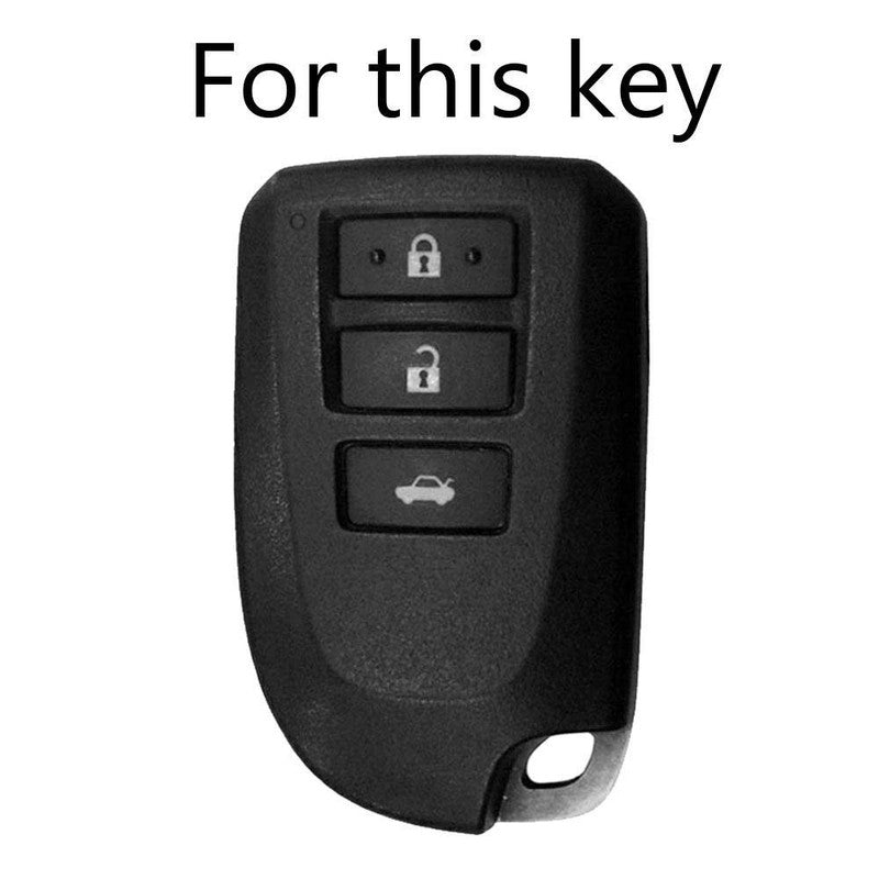 silicone-car-key-cover-toyota-camry-black