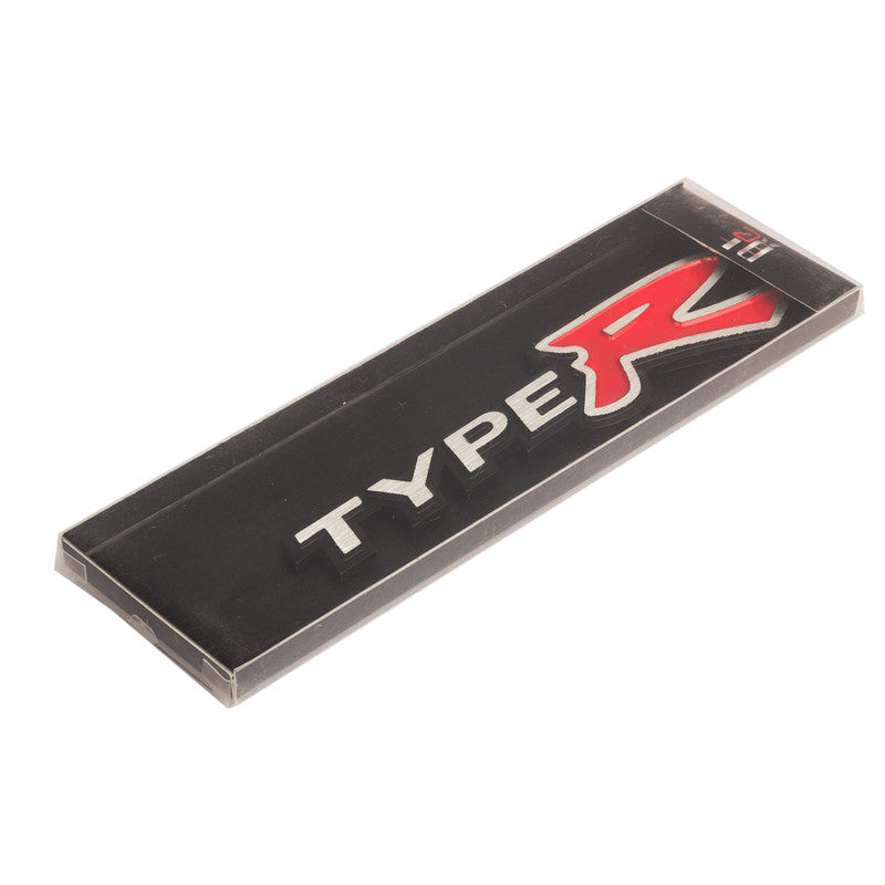 Metal-Alloy-Aluminum-Chrome-Sticker-Badge-Decal-Emblem-Type-R-Metallic