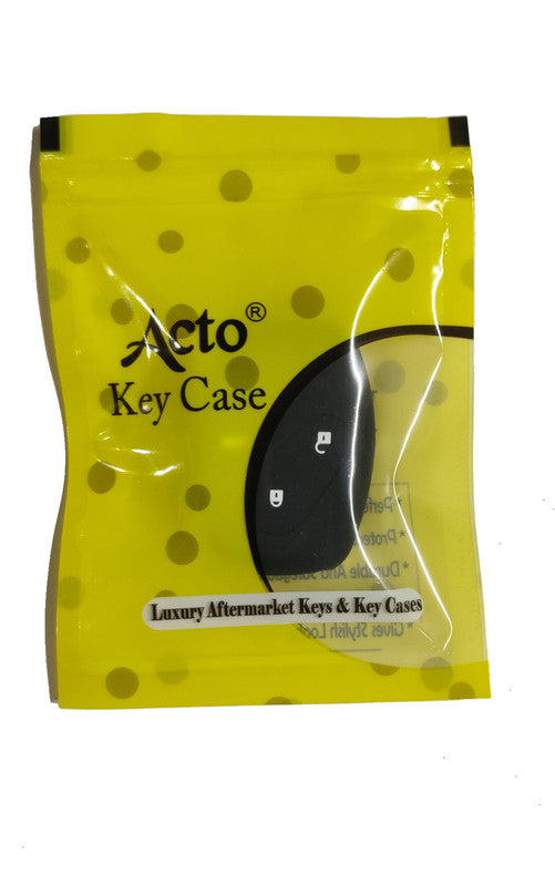 Acto Silicone Car Key Cover for Tata Zest Black