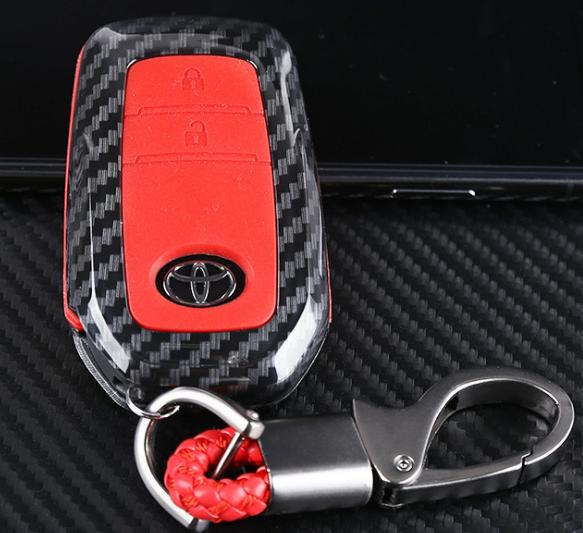 abs-carbon-car-key-cover-toyota-crysta-2buttonkey